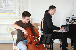 Einspielen vor dem Konzert, Björn Gard