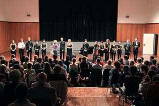 Abschlusskonzert in der Festhalle in Leutkirch