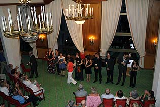 Participants concert at the 'Schlossbergklinik Oberstaufen'