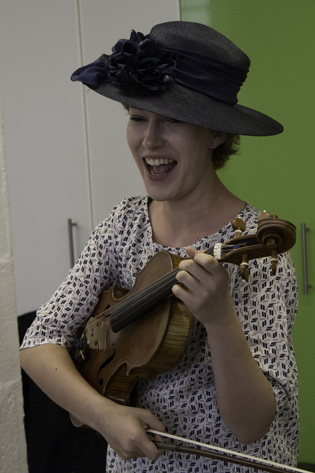 Sophia Reis at the hat Museum