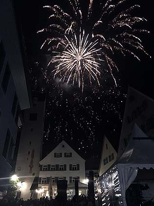 Feuerwerk zur K4-Nacht