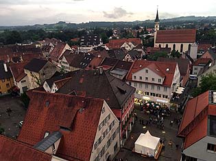 Über den Dächern von Leutkirch