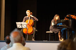 1st Final Concert: Sebastian Kuhn, violoncello and
Tomoko Ichinose, piano