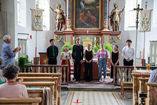 Participants concert in the church St. Martin: All participants
