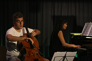 Jan Milajev, cello and Tomoko Ichinose, piano