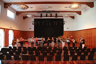 dress rehearsal viola ensemble