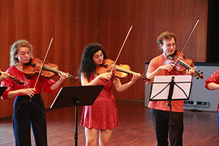 dress rehearsal viola ensemble