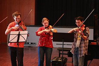 dress rehearsal viola ensemble