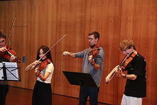 dress rehearsal viola ensemble