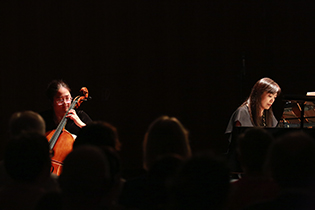 Nelika Yukawa, cello and Tomoko Ichinose, piano
