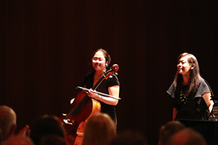 Nelika Yukawa, cello and Tomoko Ichinose, piano