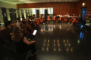 Intermission - fun with cello ensemble